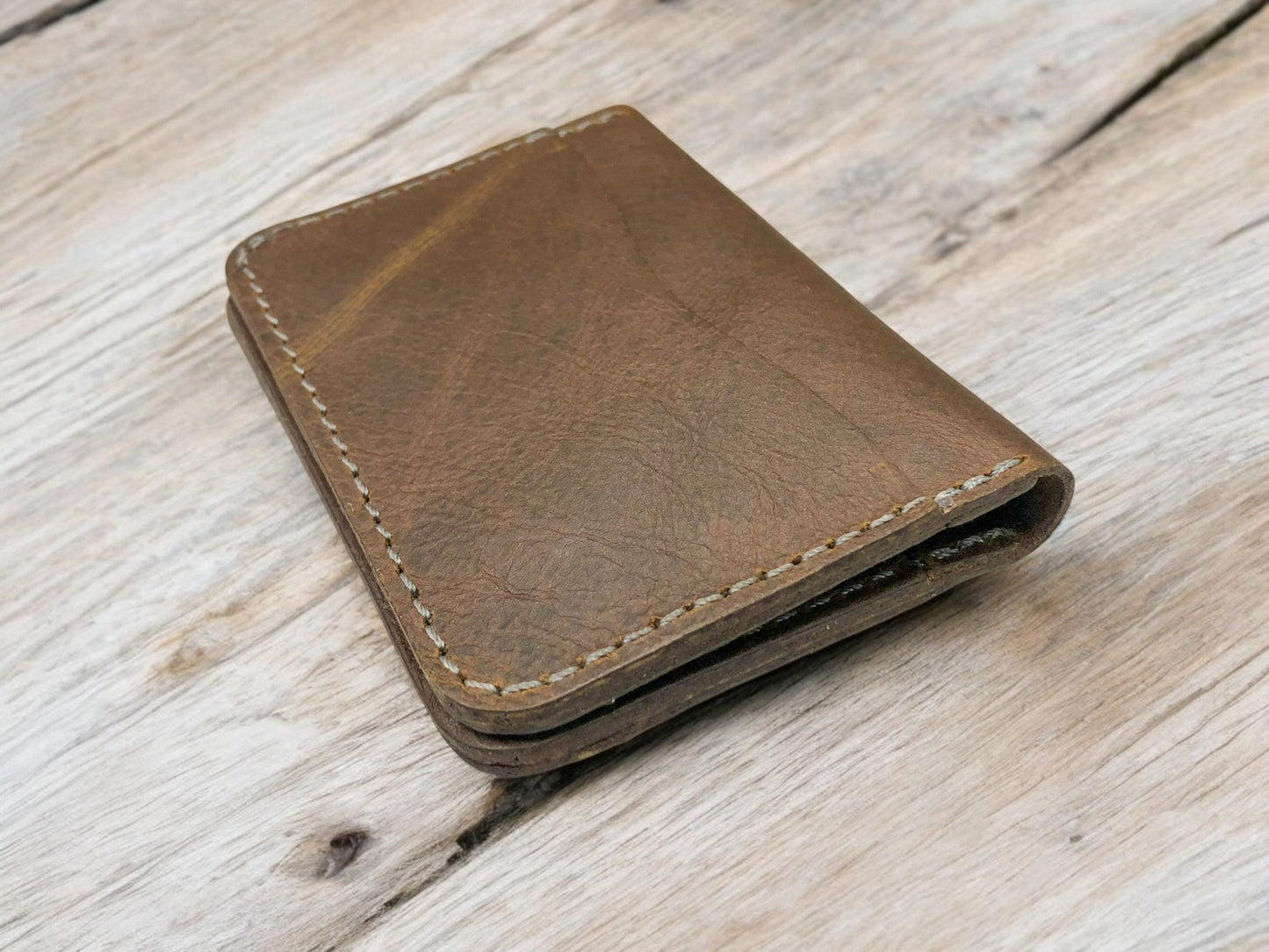 Card and Cash Holder Leather Wallet Slim Compact Design