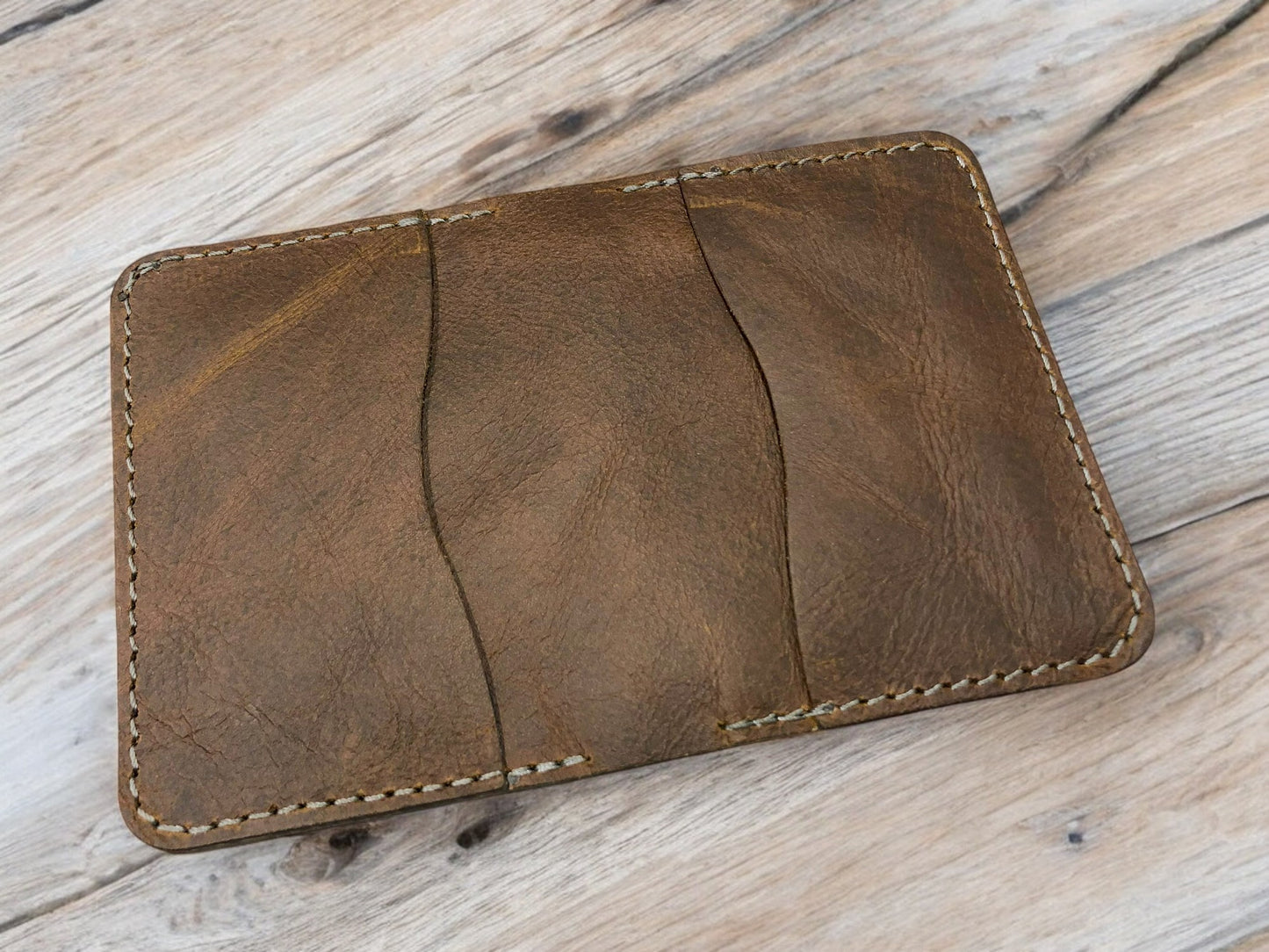 Card and Cash Holder Leather Wallet Slim Compact Design